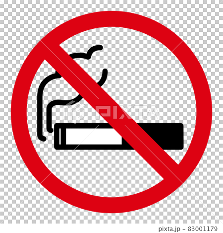 禁煙マーク　イラスト素材 83001179