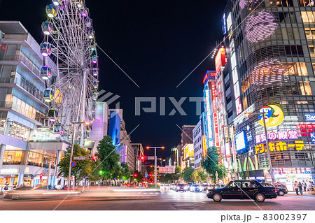 《愛知県》栄の夜景・名古屋の繁華街 《愛知県》栄の夜景・名古屋の繁華街 83002397