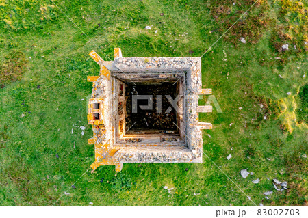 Aerial view of the Crohy Head Signal Tower at Maghery by Dungloe - Ireland Aerial view of the Crohy Head Signal Tower at Maghery by Dungloe - Ireland 83002703