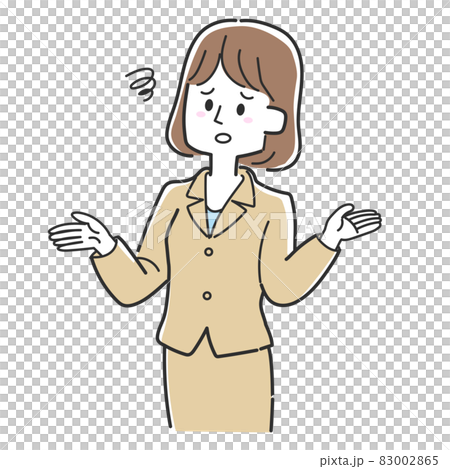 がっかりしているビジネスウーマン 83002865