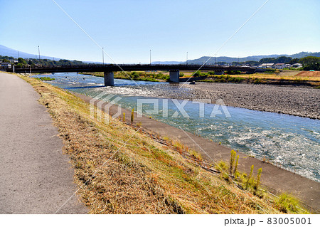大石橋／千曲川を下流より望む(長野県上田市)【2021.10】 83005001