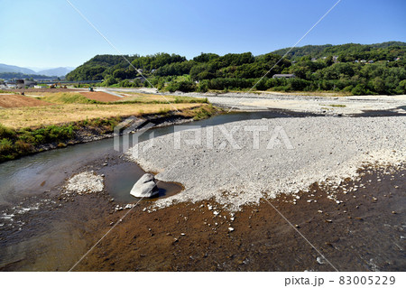 大石橋／千曲川付近より依田川合流周辺／東郷橋方面を望む(長野県上田市)【2021.10】 83005229