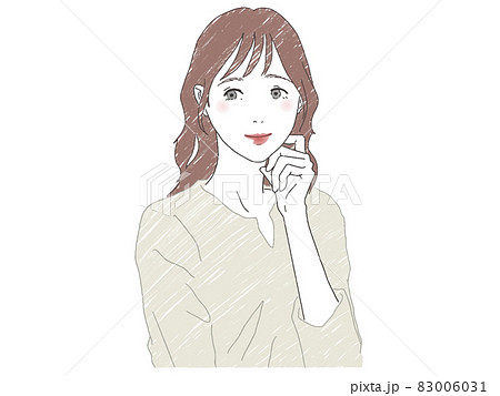 ポーズをとる女性 ポーズをとる女性 83006031