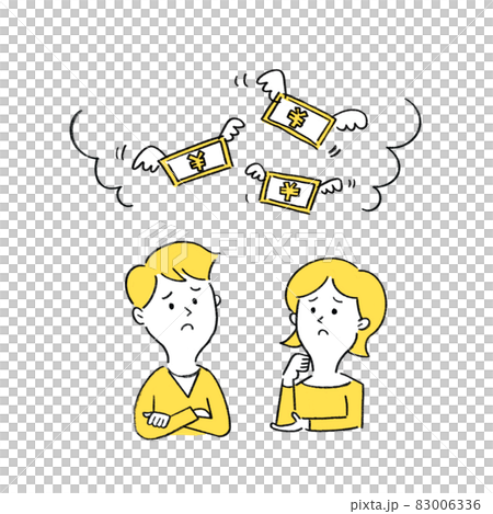 Young couple in trouble with money 83006336