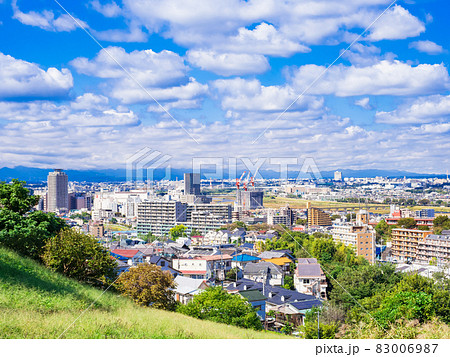 東京郊外の住宅地 多摩川と多摩市・府中市周辺 東京郊外の住宅地 多摩川と多摩市・府中市周辺 83006987