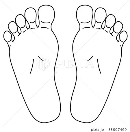 足の裏 83007469