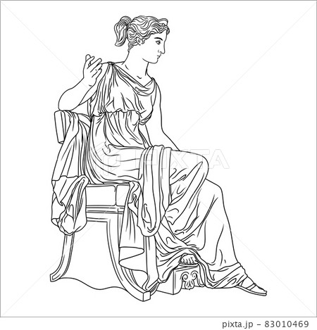 Vector Greek women. Vector Greek women. 83010469