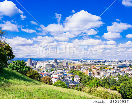 東京郊外の住宅地 多摩川と多摩市・府中市周辺 東京郊外の住宅地 多摩川と多摩市・府中市周辺 83010957