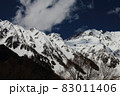 風景・上高地・雪の穂高連峰 83011406