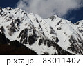 風景・上高地・雪の穂高連峰 83011407