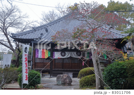 お寺の本堂(台観寺、円明山台観寺 愛知県 名古屋市) お寺の本堂(台観寺、円明山台観寺 愛知県 名古屋市) 83011706