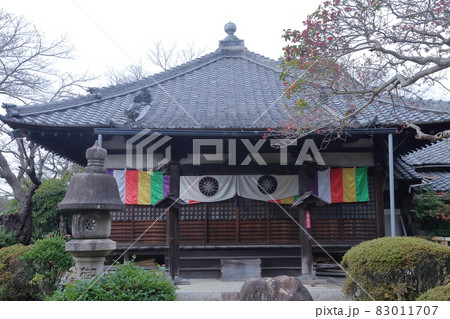 お寺の本堂(台観寺、円明山台観寺 愛知県 名古屋市) お寺の本堂(台観寺、円明山台観寺 愛知県 名古屋市) 83011707