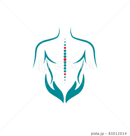 Chiropractic symbol Vector icon design illustration 83012014