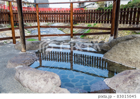 【修善寺の独鈷の湯と虎渓橋】 【修善寺の独鈷の湯と虎渓橋】 83015045