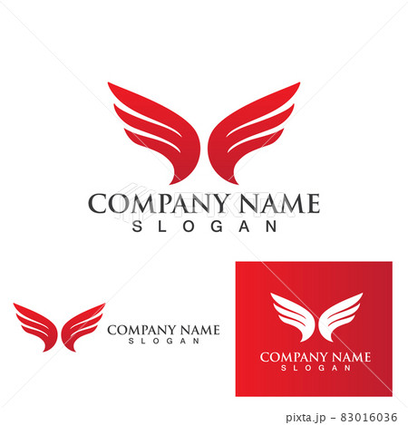 Falcon Logo Template Vectorのイラスト素材