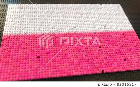 Toy bricks form flag of Poland, conceptual 3d rendering 83016517