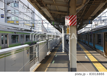 山手線 御徒町駅ホームにて 山手線 御徒町駅ホームにて 83018866