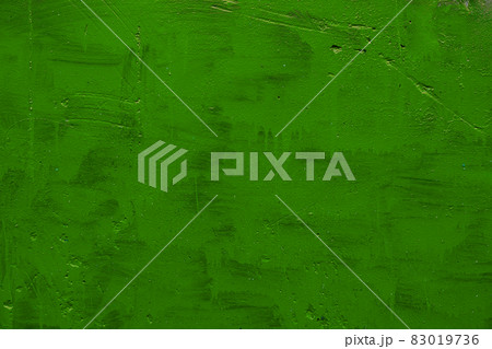 carelessly painted green flat surface - texture and full frame background 83019736