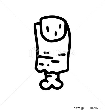 zombie finger line vector doodle simple icon 83020235