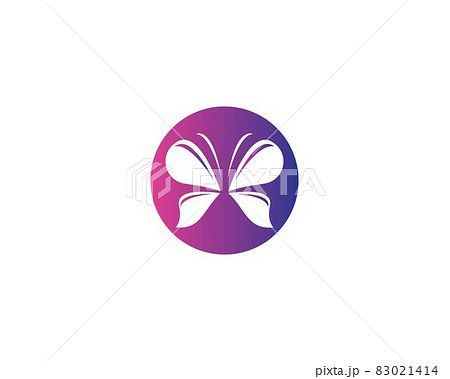 Butterfly logo template vector icon illustration Butterfly logo template vector icon illustration 83021414