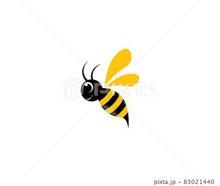 Bee logo vector icon illustration Bee logo vector icon illustration 83021440