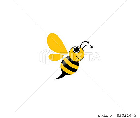 Bee logo vector icon illustration 83021445
