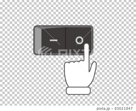 蛍光灯の電源スイッチ ベクターイラスト 蛍光灯の電源スイッチ ベクターイラスト 83021847