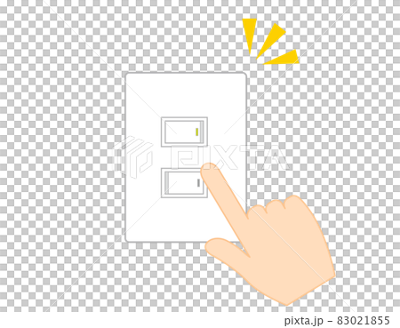 蛍光灯の電源スイッチ　ベクターイラスト 83021855