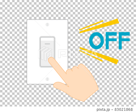 蛍光灯の電源スイッチ ベクターイラスト 蛍光灯の電源スイッチ ベクターイラスト 83021868