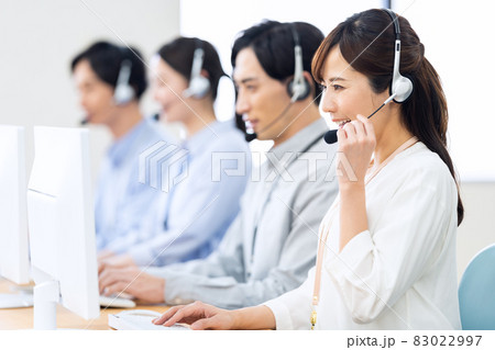 オペレーター　テレフォンアポインター　コールセンター　サポートセンター　ビジネス 83022997