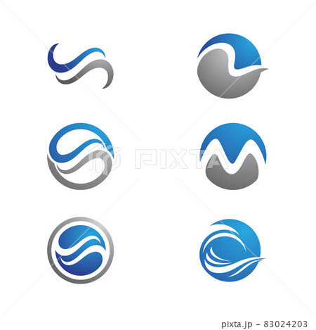 Water wave icon vector design 83024203