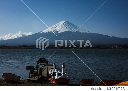 山中湖からの富士山風景 山中湖からの富士山風景 83026798