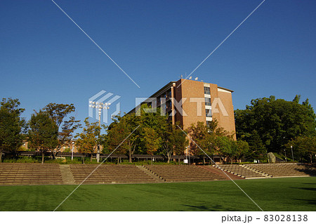 キャンパス　学生生活　大学　芝生広場　学びの場 83028138