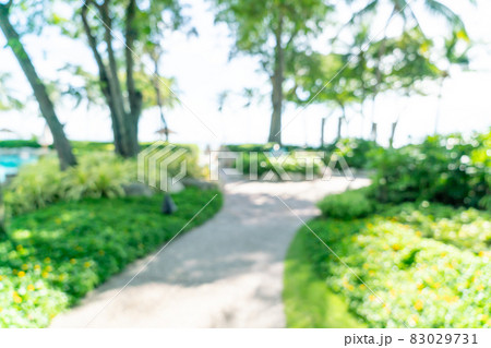 abstract blur luxury hotel resort for background abstract blur luxury hotel resort for background 83029731