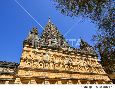 Ancient Buddhist temple in Bagan, Myanmar 83030647