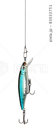 Fishing lure on white 83033751