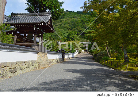 9月の午後に参拝した京都市南禅寺僧堂の白壁と緑のコントラストが美しい 9月の午後に参拝した京都市南禅寺僧堂の白壁と緑のコントラストが美しい 83033767