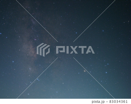 富士山から見る天の川 83034361