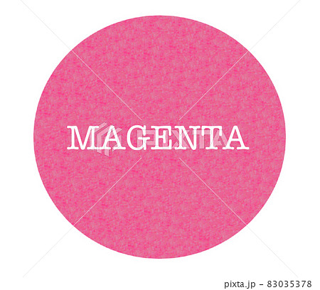 水彩のパレット　マゼンタ	 83035378