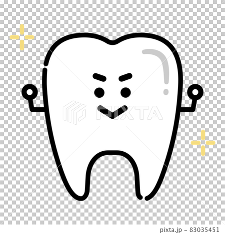 丈夫でキレイな歯　キャラクター 83035451