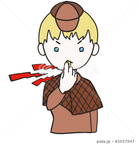 笛を吹く若い探偵（男3） 83037047