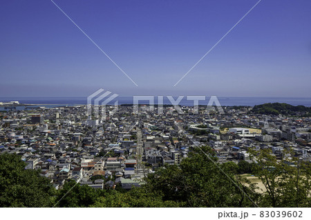 新宮 神倉神社からの新宮市街地 和歌山県新宮市 新宮 神倉神社からの新宮市街地 和歌山県新宮市 83039602