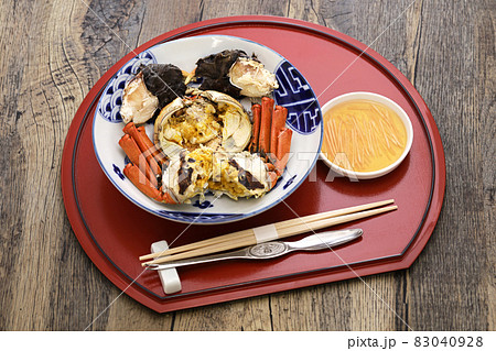 モクズガニの塩茹で 83040928