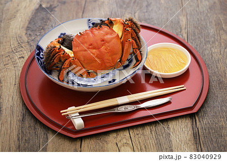 モクズガニの塩茹で 83040929