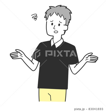 がっかりしている男性 83041693