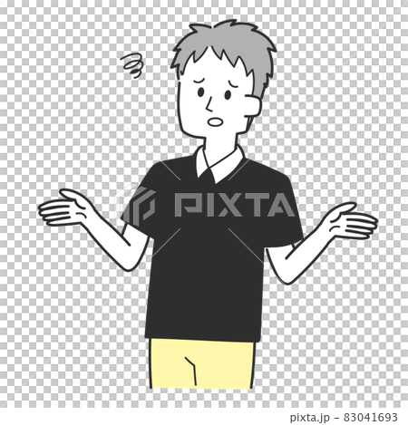 がっかりしている男性 83041693