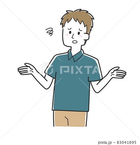 がっかりしている男性 がっかりしている男性 83041695