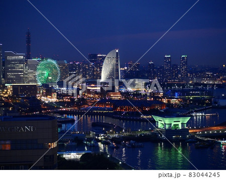 横浜みなとみらいの夜景 83044245
