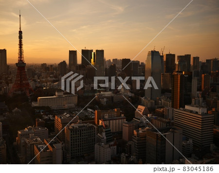 東京夕景 東京夕景 83045186