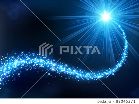 Magic blue glitter background. Vector Illustration Magic blue glitter background. Vector Illustration 83045271